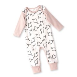 Tesa Babe "Luvy Duvy" Hearts Romper for Baby Girls