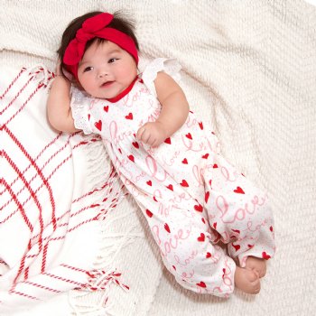 Tesa Babe "Love Hearts" Romper for Baby Girls