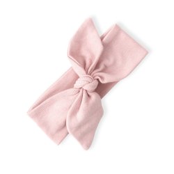 Tesa Babe Lotus Pink "Lucy Bow" Headband for Baby Girls 