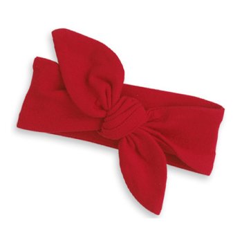 Tesa Babe Red "Lucy Bow" Headband for Baby Girls 