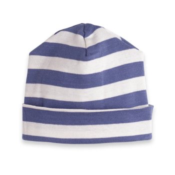 Tesa Babe Blue and Ivory Stripes Baby Hat