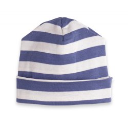 Tesa Babe Blue and Ivory Stripes Baby Hat