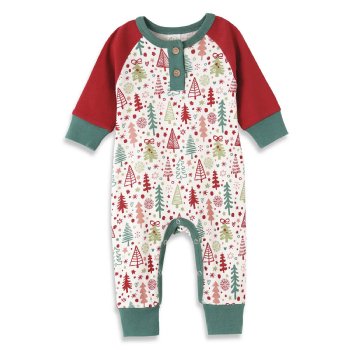 Tesa Babe "Cozy Christmas" Baby Boy Long Sleeve Romper