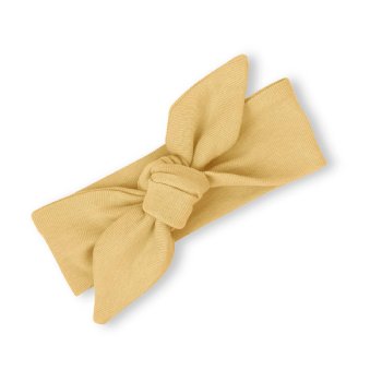 Tesa Babe Golden Yellow "Lucy Bow" Headband for Baby Girls 