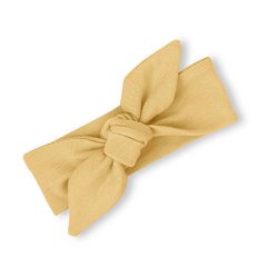 Tesa Babe Golden Yellow "Lucy Bow" Headband for Baby Girls 