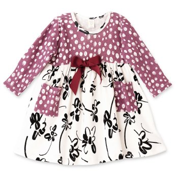 Tesa Babe "Painterly Petals" Dress for Baby Girls