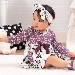 Tesa Babe "Painterly Petals" Dress for Baby Girls