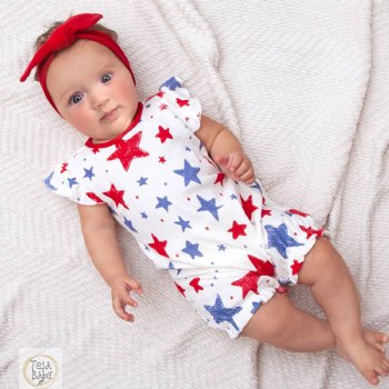 Tesa Babe "Stars"  Bubble Romper for Baby Girls