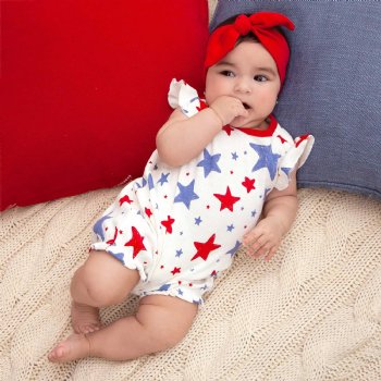 Tesa Babe "Stars"  Bubble Romper for Baby Girls