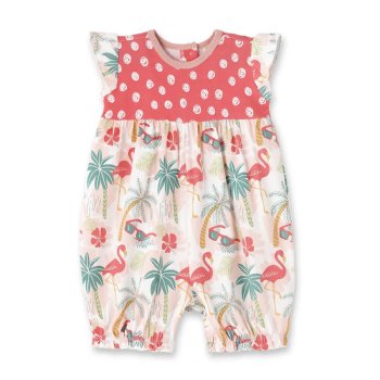 Tesa Babe "Copa Cabana" Flutter Sleeve Romper for Baby Girls