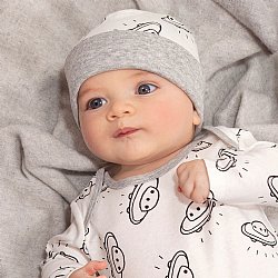 Tesa Babe "Flying Saucers" Reversible Hat for Baby Boys