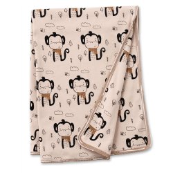 Tesa Babe "Funky Monkey" Stroller Blanket