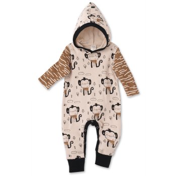 Tesa Babe "Funky Monkey" Hooded Romper for Baby Boys