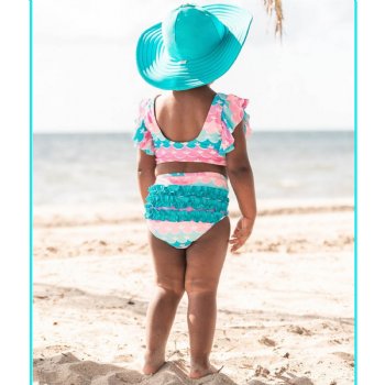 Ruffle Butts "Mermaid" Tankini 2 Pc. Swimsuit for Toddlers