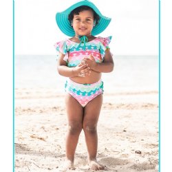 Ruffle Butts "Mermaid" Tankini 2 Pc. Swimsuit for Toddlers