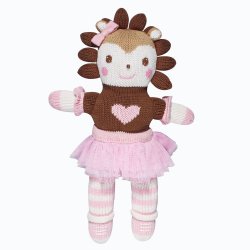 Zubels "Hayley Hedgehog" Handcrafted 12" Knit Toy