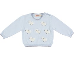 Zubels "Sweet Lamb" Sweater for Baby Boys