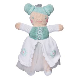Zubels "Charlotte the Ice Princess" Handcrafted 7" Rattle