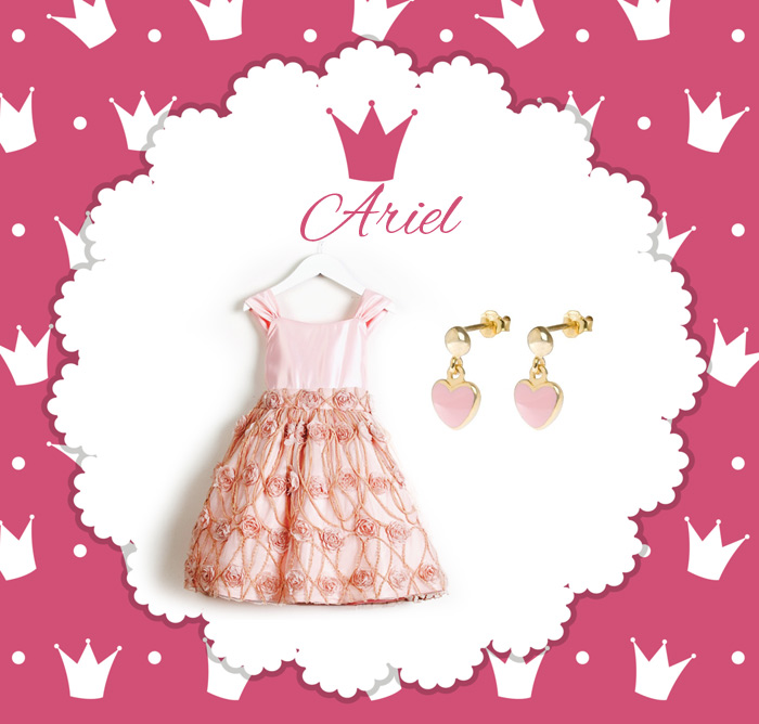 Princess Ariel Pink Toddler Dress