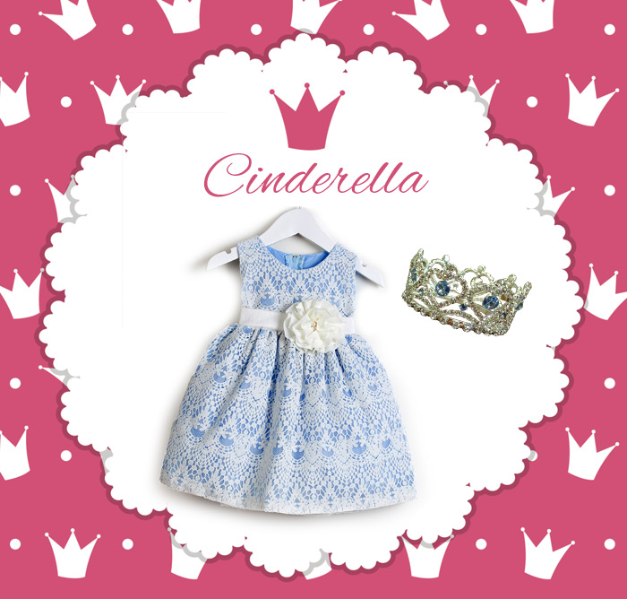 Princess Cinderella Inspired Baby Dress