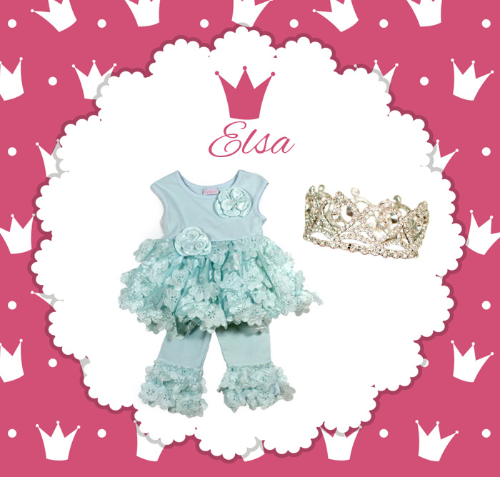 Queen Elsa Inspired Toddler Set