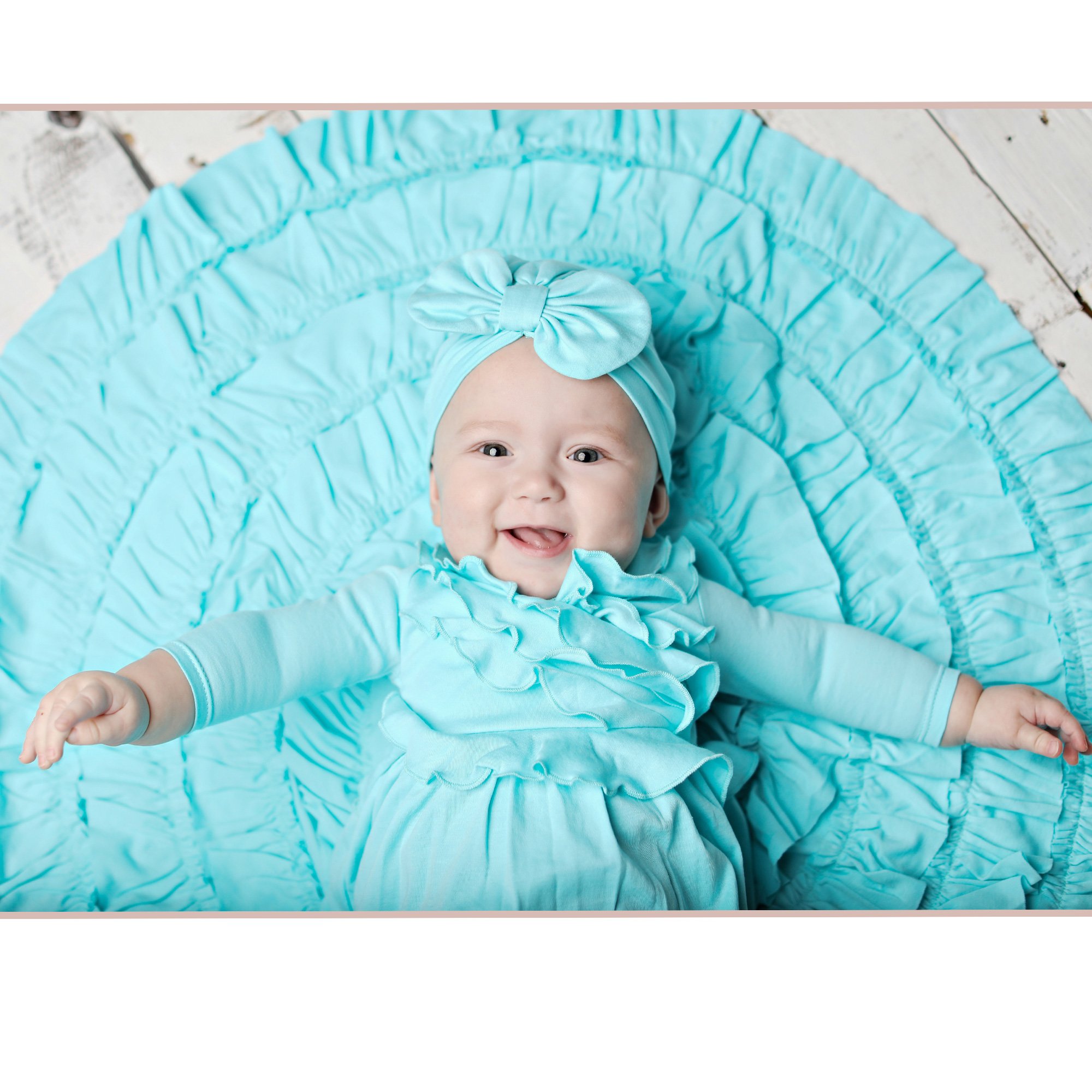 Blue Seersucker Diaper Cover for Infants & Toddlers - Huggalugs